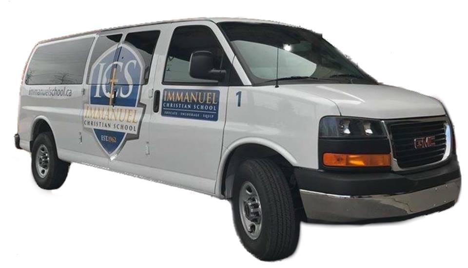 White transportation van